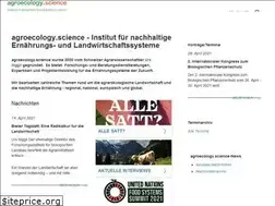 Sites similar to agroecology.science