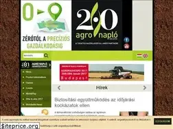 Sites similar to agronaplo.hu