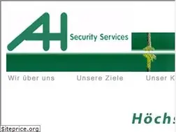 Sites similar to ah-security.de