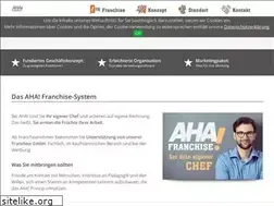 Sites similar to aha-franchise.de