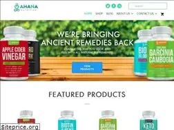 Sites similar to ahananutrition.com