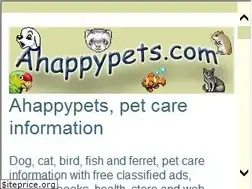 Sites similar to ahappypets.com