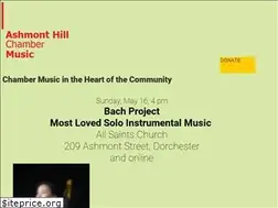 Sites similar to ahchambermusic.org