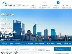 Sites similar to ahernslawyers.com.au