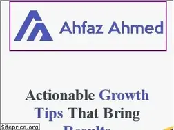 Sites similar to ahfazahmed.net