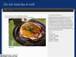 Sites similar to ahiahisushibarandgrill.com
