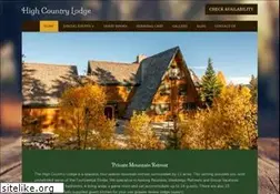 Sites similar to ahighcountrylodge.com