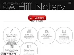 Sites similar to ahillnotary.com