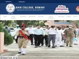 Sites similar to ahircollege.ac.in