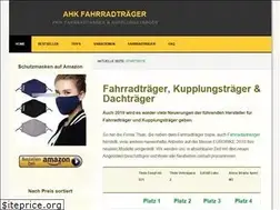 Sites similar to ahk-fahrradtraeger.de