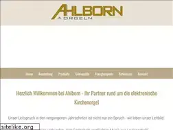 Sites similar to ahlborn-kirchenorgeln.de