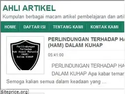 Sites similar to ahliartikel.blogspot.co.id