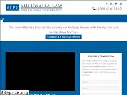 Sites similar to ahluwalia-law.com