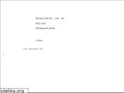 Sites similar to ahmadfadli.com