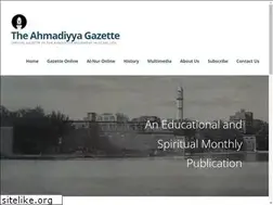 Sites similar to ahmadiyyagazette.us