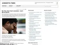 Sites similar to ahmadiyyatimes.wordpress.com