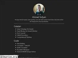 Sites similar to ahmadsufyan.my.id