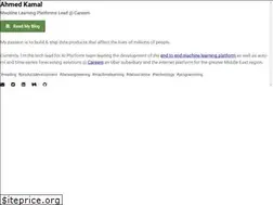 Sites similar to ahmedkamal.me