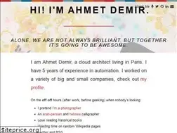 Sites similar to ahmet2mir.eu