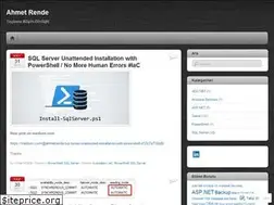 Sites similar to ahmetrende.com