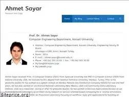 Sites similar to ahmetsayar.com