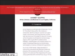 Sites similar to ahmetzappa.com