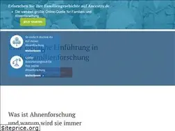 Sites similar to ahnenforschung.de