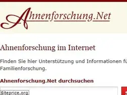 Sites similar to ahnenforschung.net