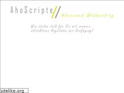 Sites similar to aho-scripte.de