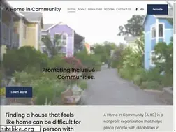 Sites similar to ahomeincommunity.org