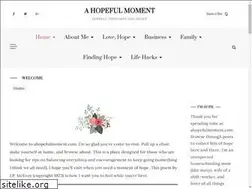 Sites similar to ahopefulmoment.com