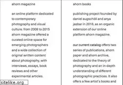 Sites similar to ahornmagazine.com