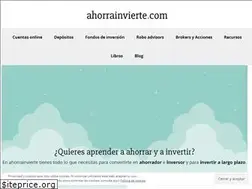 Sites similar to ahorrainvierte.com