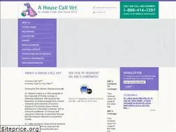 Sites similar to ahousecallvet.com