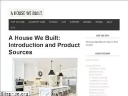 Sites similar to ahousewebuilt.com
