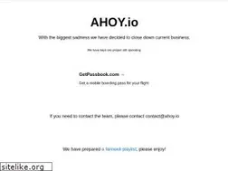 Sites similar to ahoy.io