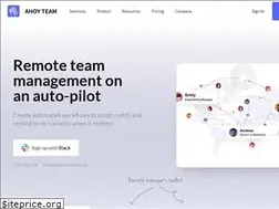 Sites similar to ahoyteam.com