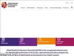 Sites similar to ahpa.com.au