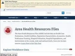 Sites similar to ahrf.hrsa.gov