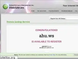 Sites similar to ahu.ws
