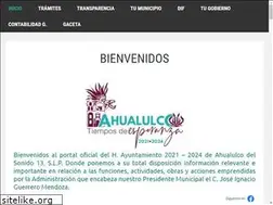 Sites similar to ahualulco-slp.gob.mx