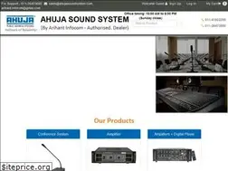 Sites similar to ahujasoundsystem.com