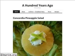 Sites similar to ahundredyearsago.com