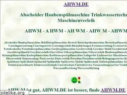 Sites similar to ahwm.de