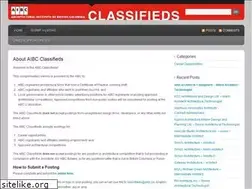 Sites similar to aibcclassifieds.wordpress.com