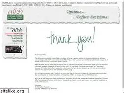 Sites similar to aibh.org