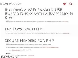 Sites similar to aidanwoods.com