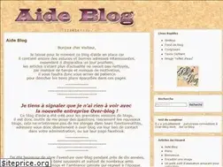 Sites similar to aide-blog.over-blog.com