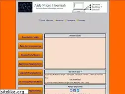 Sites similar to aide-micro-hourrrah.forumactif.com