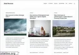 Sites similar to aide-novices.com